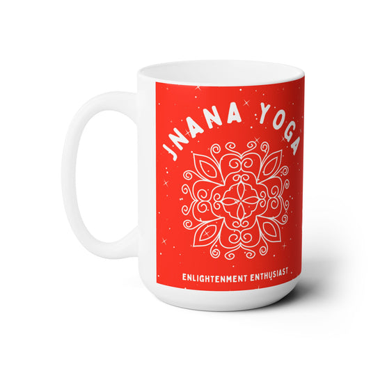 Jnana Yoga Large Ceramic Mug