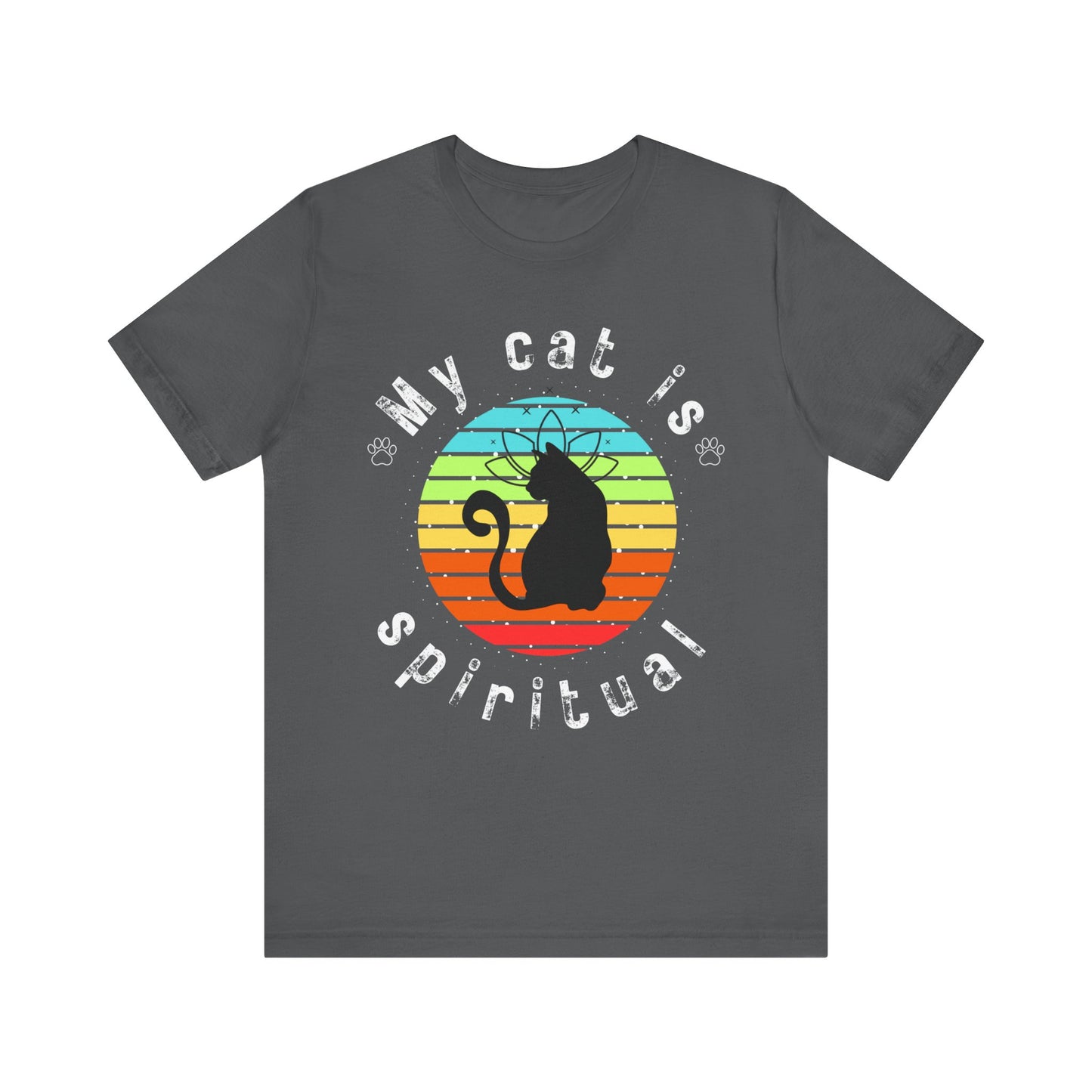 My Cat is Spiritual T-Shirt - Arjuna Rigby Art and Lifestyle Store