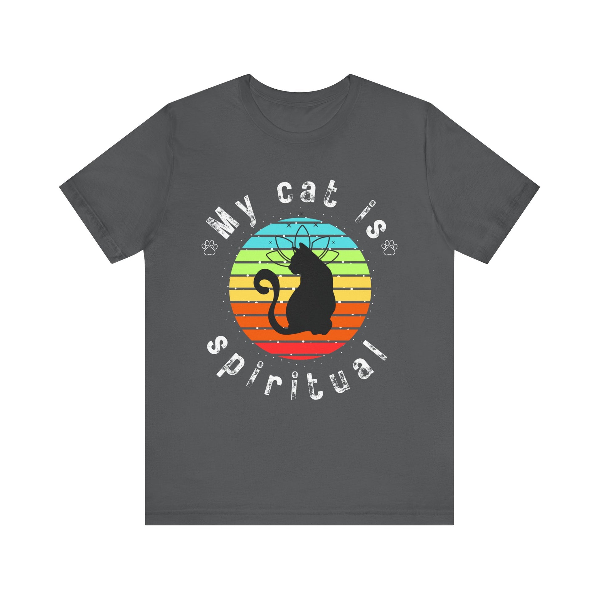 My Cat is Spiritual T-Shirt - Arjuna Rigby Art and Lifestyle Store