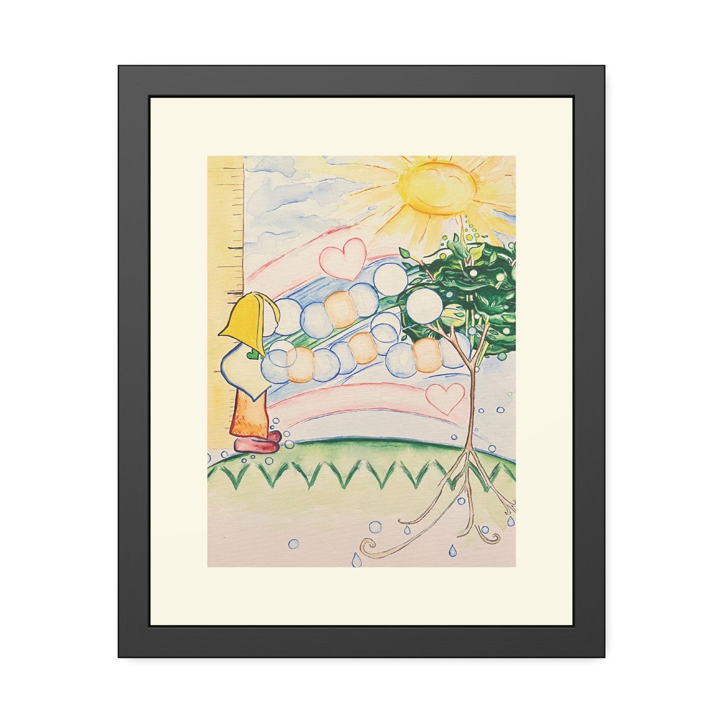 And Together We Grow Framed Fine Art Print