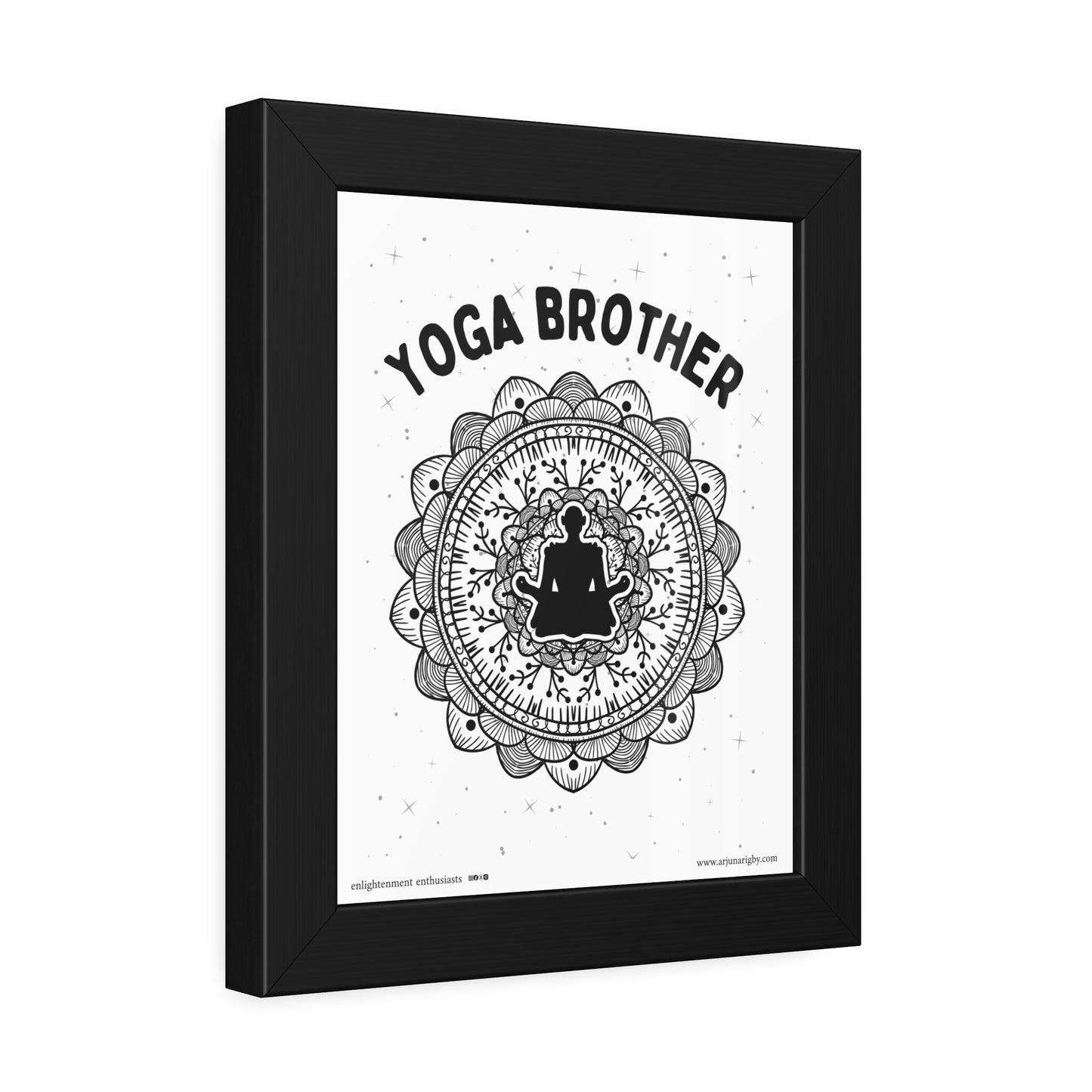 Yoga Brother Framed Fine Art Posters