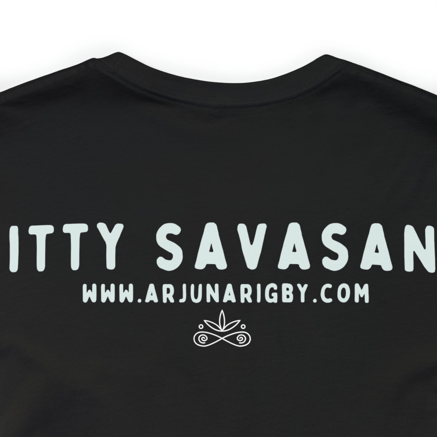 Kitty Savasana - Classic T-Shirt - Arjuna Rigby Art and Lifestyle Store