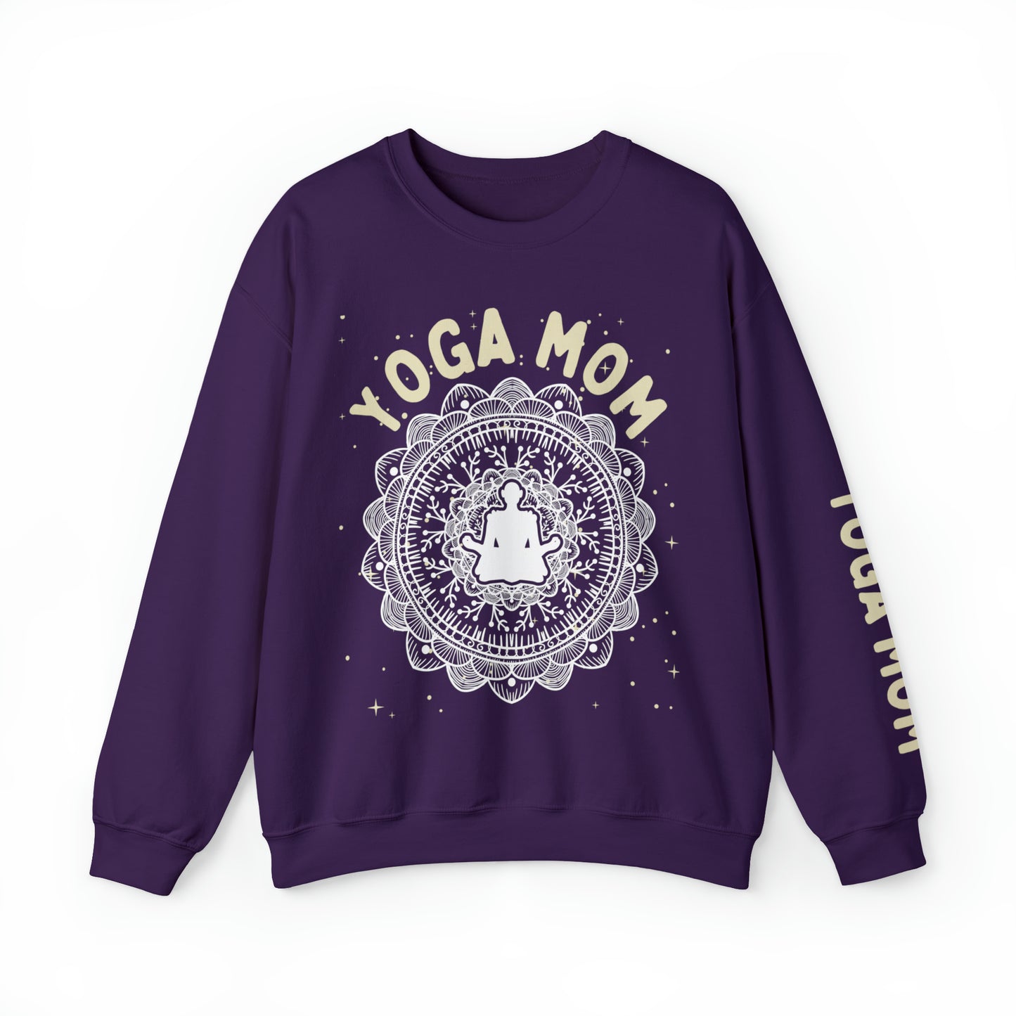 Yoga Mom Crewneck Sweatshirt - Arjuna Rigby Art and Lifestyle Store