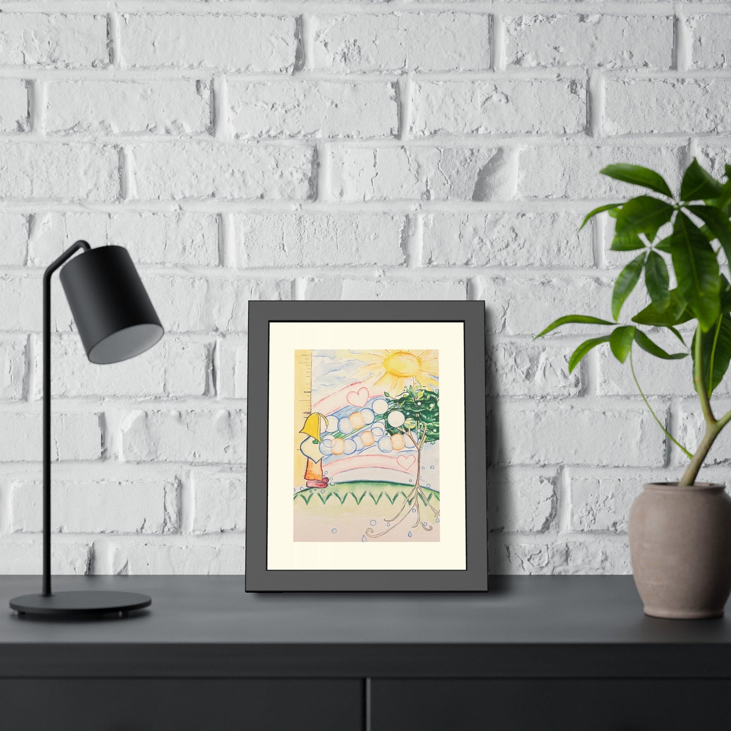 And Together We Grow Framed Fine Art Print