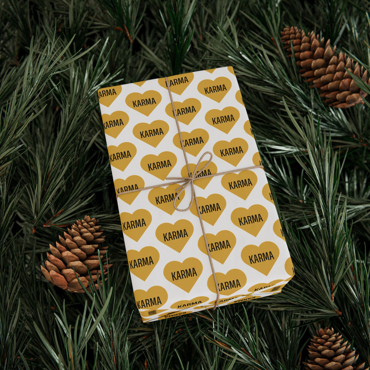 Karma Hearts Wrapping Paper