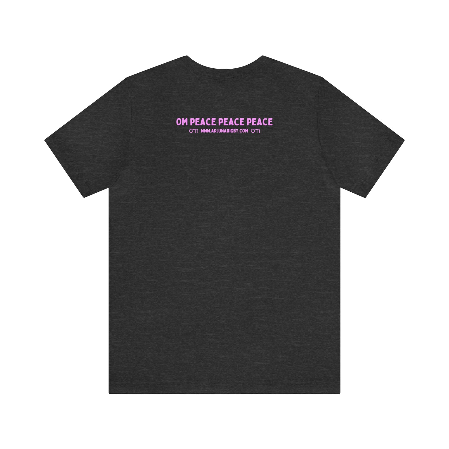 Pink Triangle OM T-Shirt - Arjuna Rigby Art and Lifestyle Store