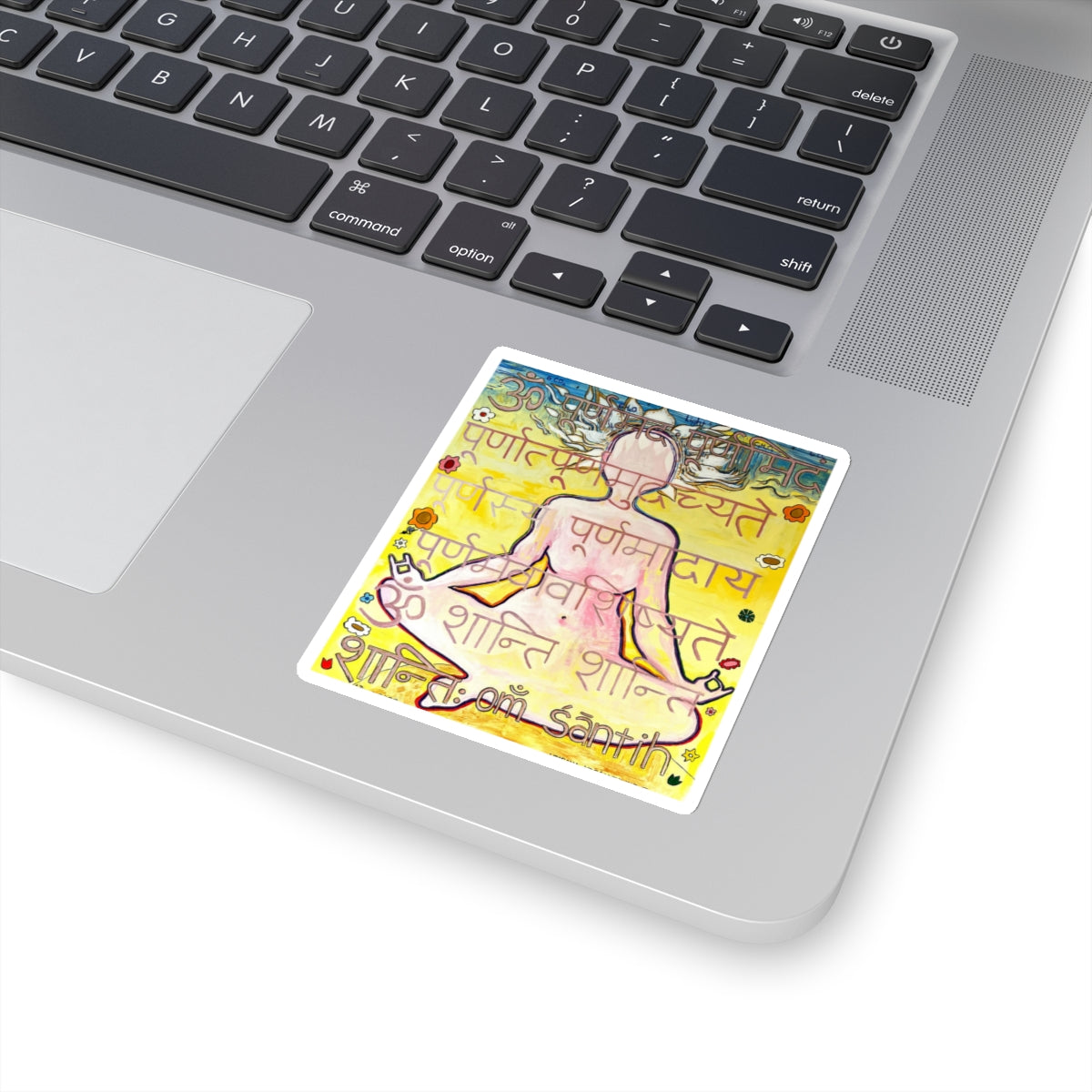 Upasana Yoga Sticker - Arjuna Rigby Art and Lifestyle Store