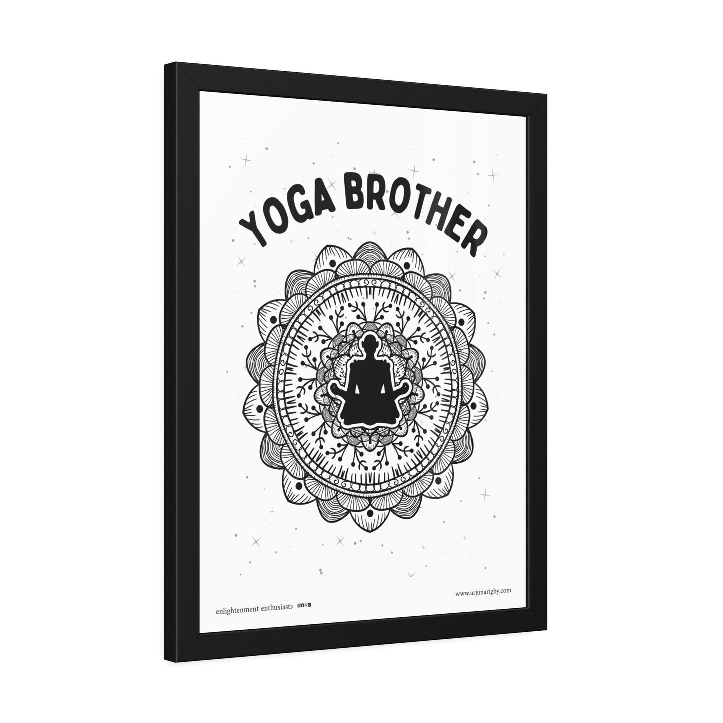 Yoga Brother Framed Fine Art Posters