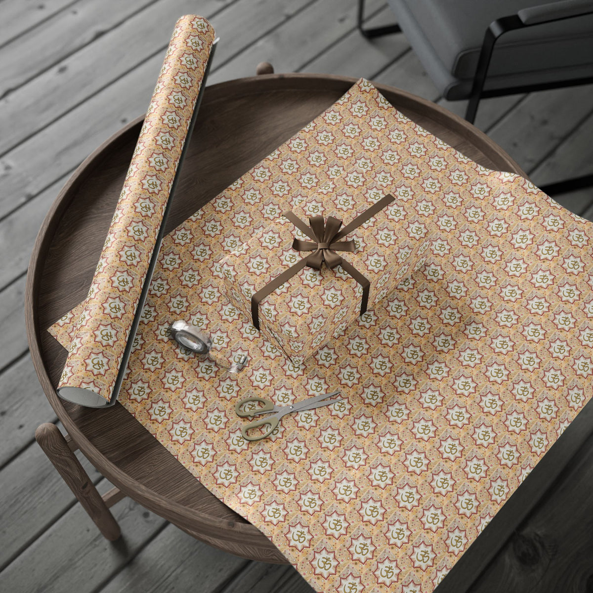 Sunburst Om Wrapping Paper
