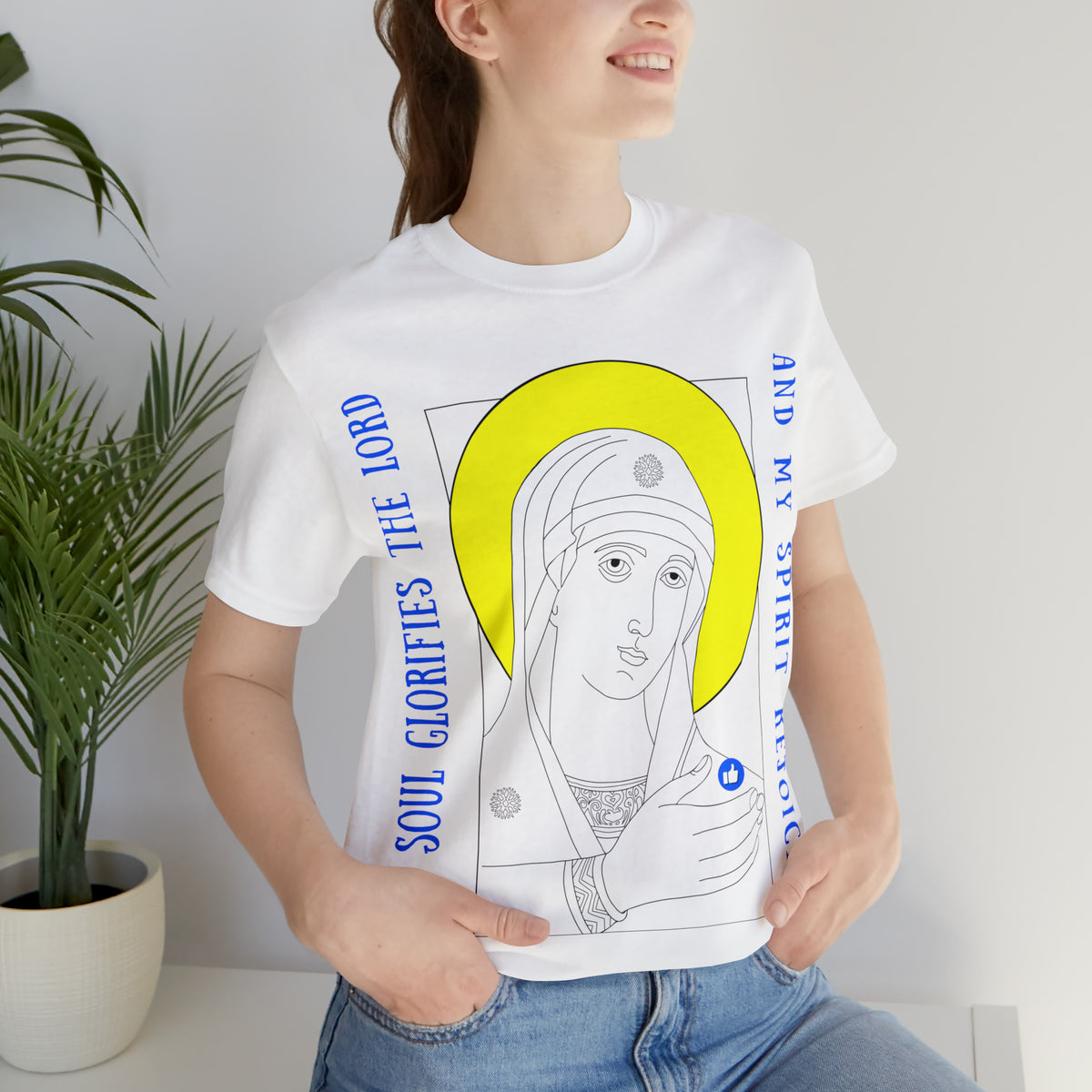 My Soul Glorifies the Lord & My Spirit Rejoices T-Shirt - Arjuna Rigby Art and Lifestyle Store