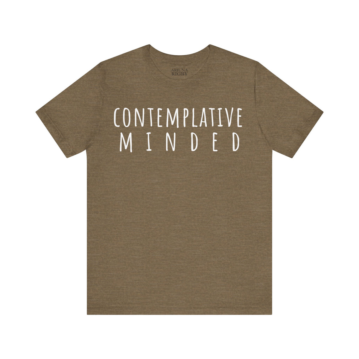 Contemplative Minded T-Shirt - Arjuna Rigby Art and Lifestyle Store