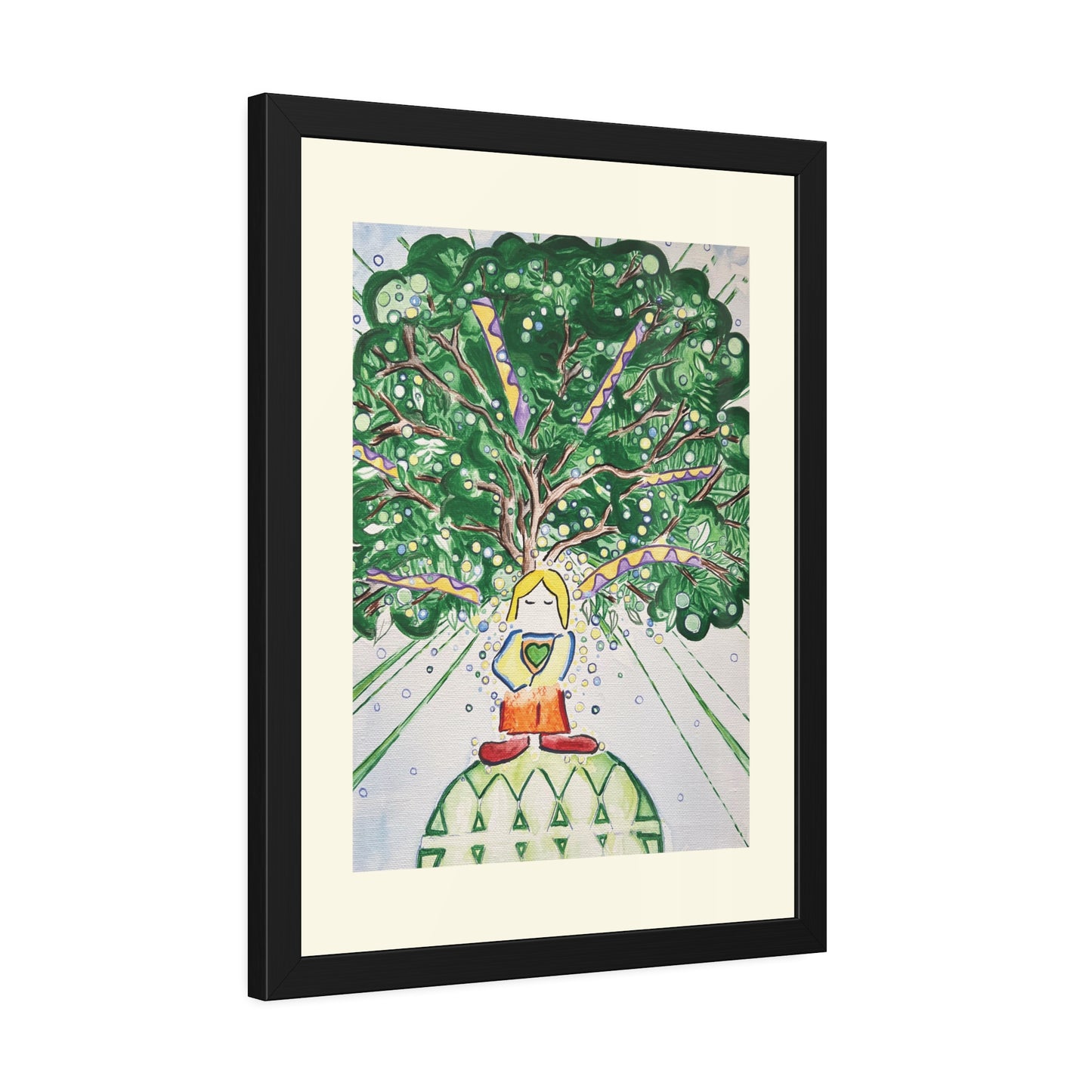 I Know the Trees Love Me Framed Fine Art Print