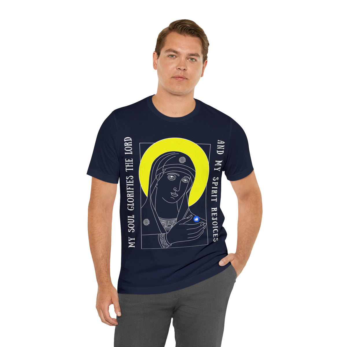 My Soul Glorifies the Lord & My Spirit Rejoices T-Shirt - Arjuna Rigby Art and Lifestyle Store