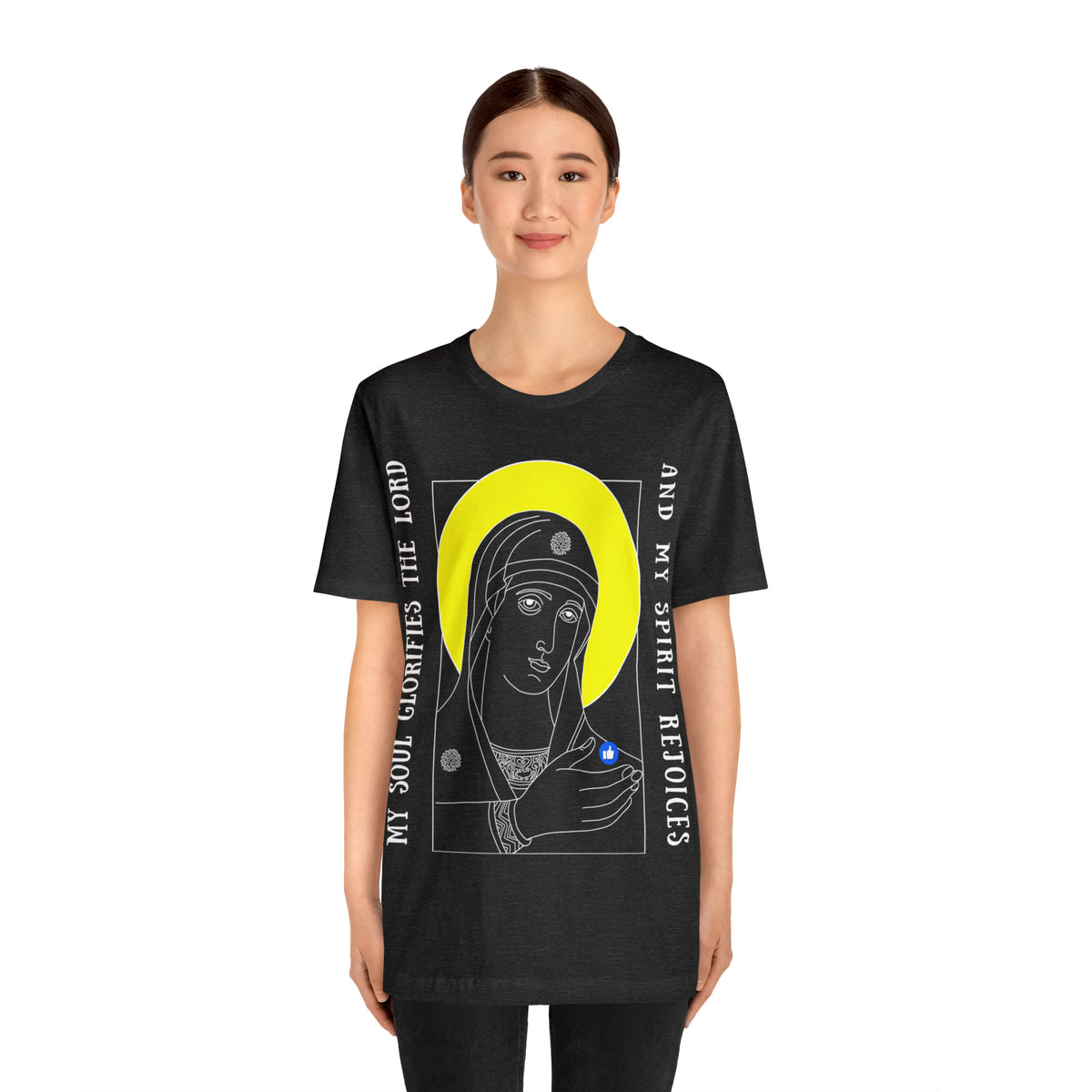 My Soul Glorifies the Lord & My Spirit Rejoices T-Shirt - Arjuna Rigby Art and Lifestyle Store