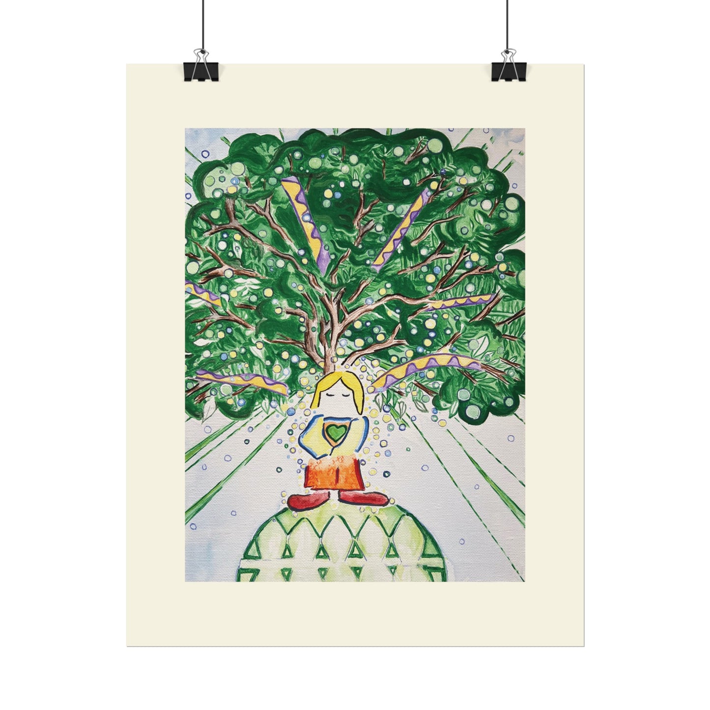 I Know the Trees Love Me Rolled Fine Art Print