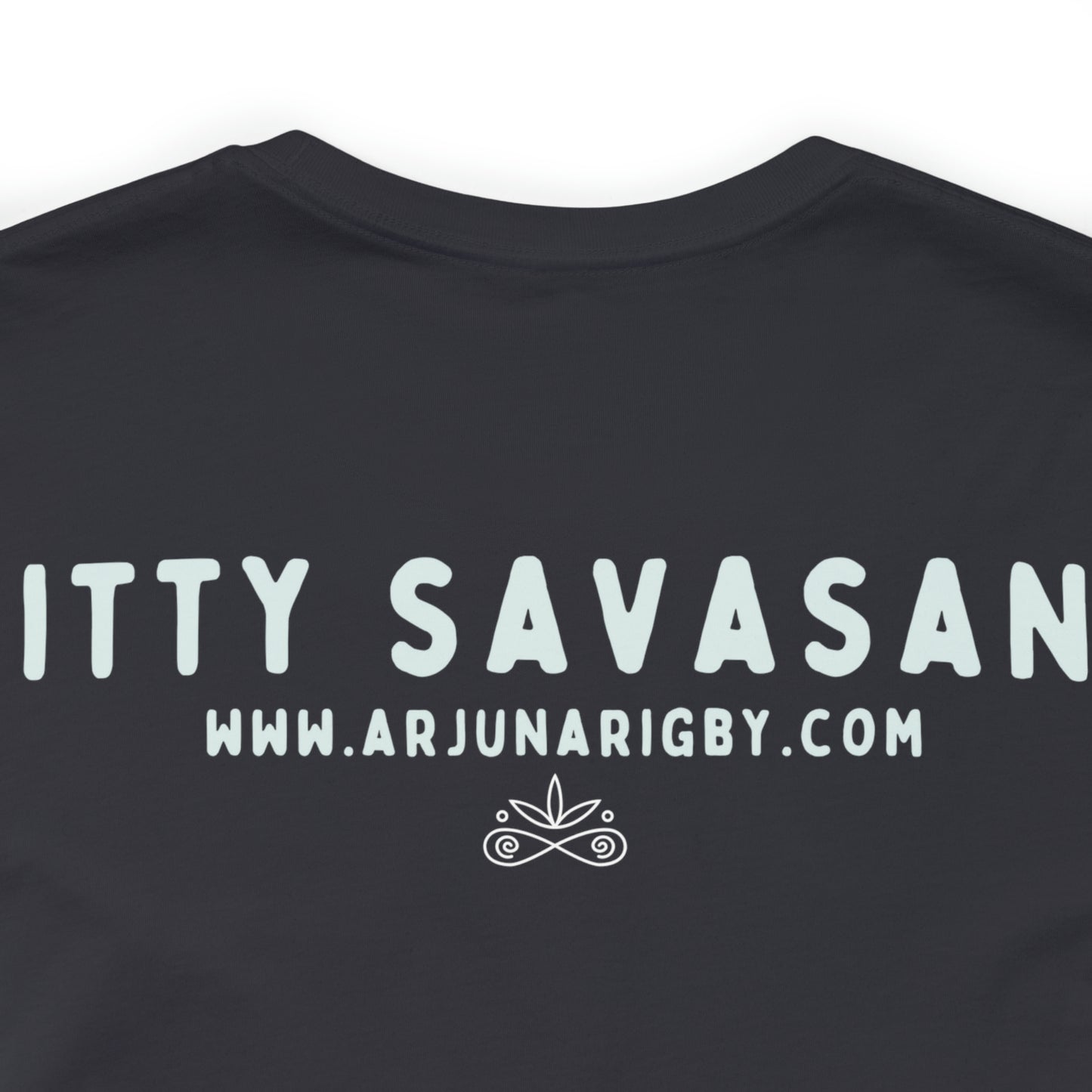 Kitty Savasana - Classic T-Shirt - Arjuna Rigby Art and Lifestyle Store