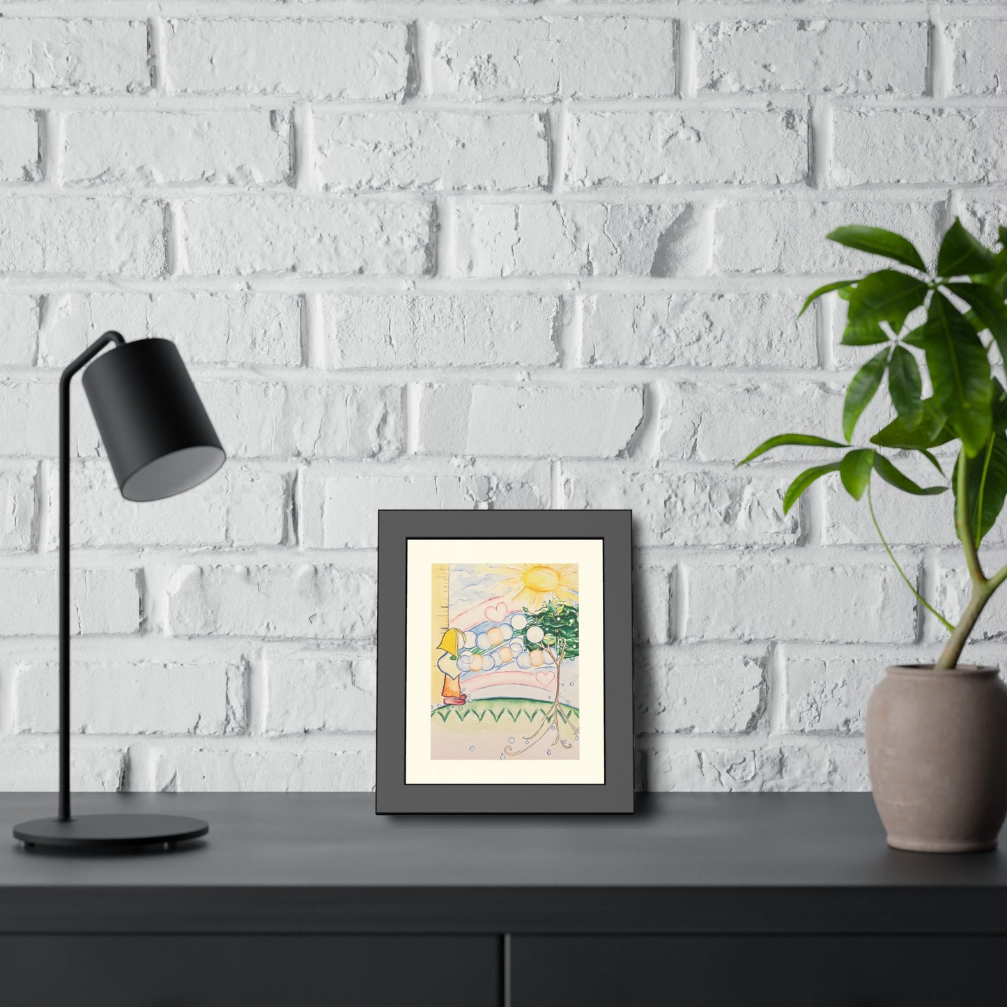 And Together We Grow Framed Fine Art Print