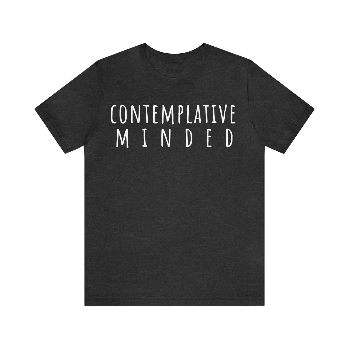 Contemplative Minded T-Shirt - Arjuna Rigby Art and Lifestyle Store