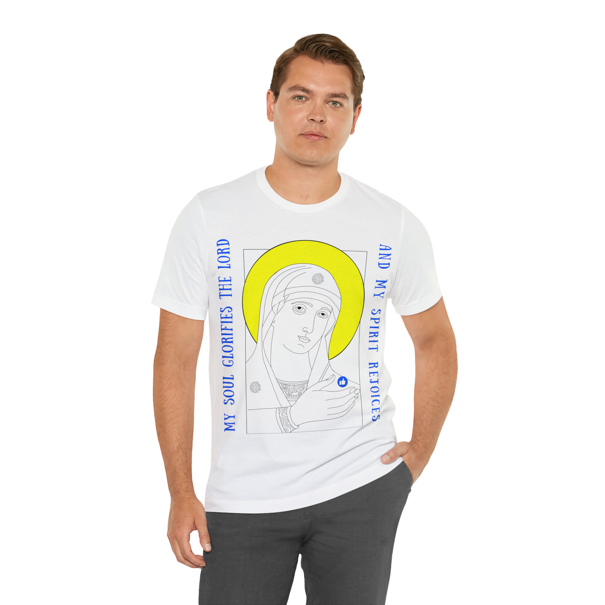 My Soul Glorifies the Lord & My Spirit Rejoices T-Shirt - Arjuna Rigby Art and Lifestyle Store