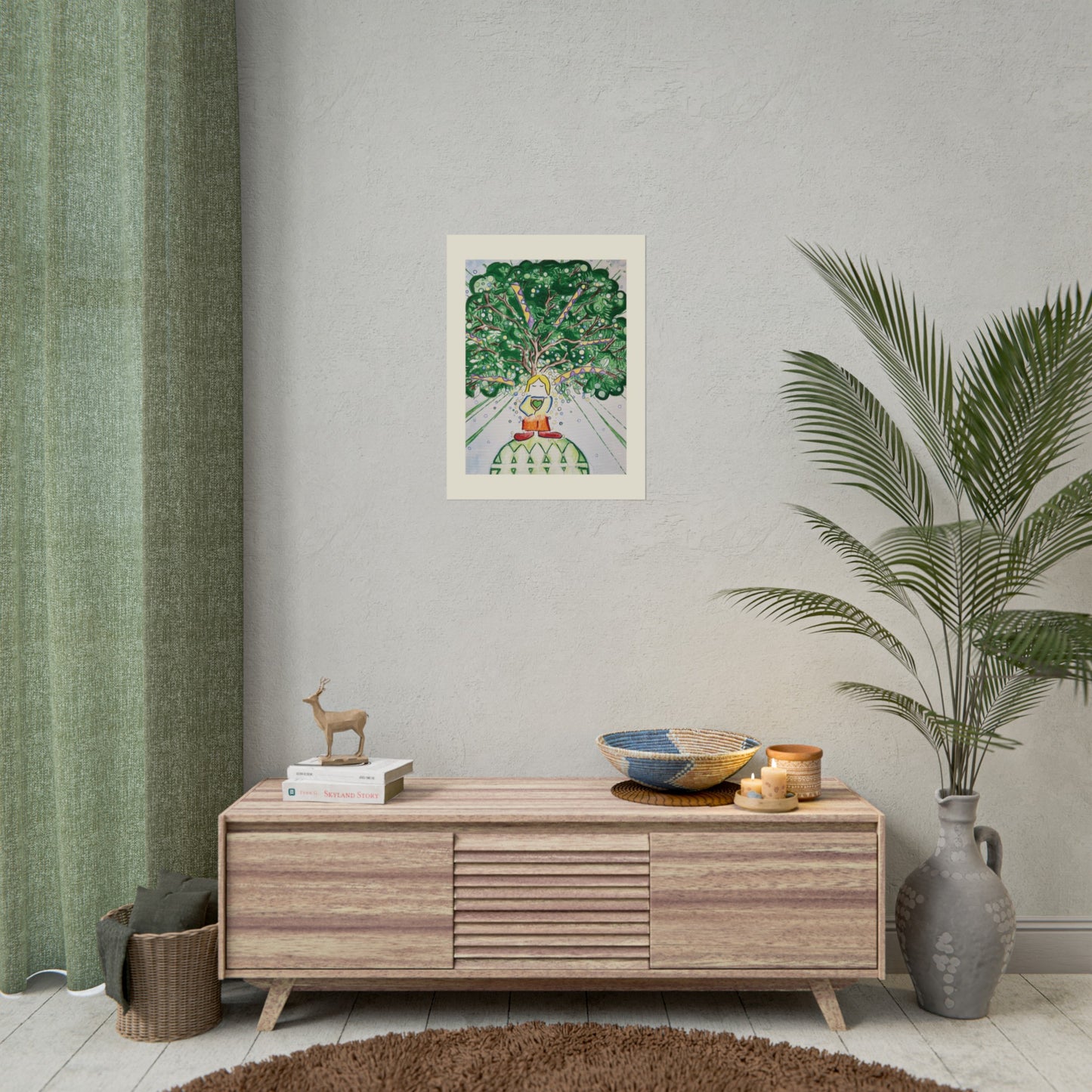 I Know the Trees Love Me Rolled Fine Art Print