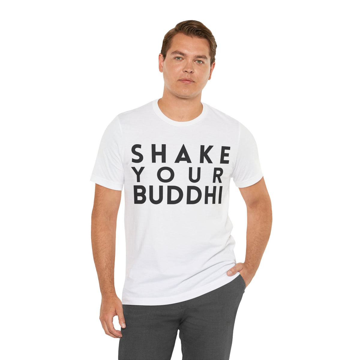 Shake Your Buddhi T-Shirt - Arjuna Rigby Art and Lifestyle Store