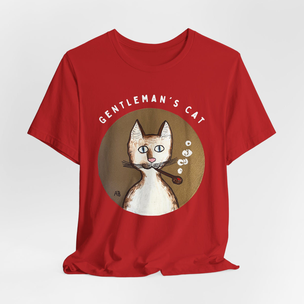 Gentleman's Cat T-Shirt - Arjuna Rigby Art and Lifestyle Store