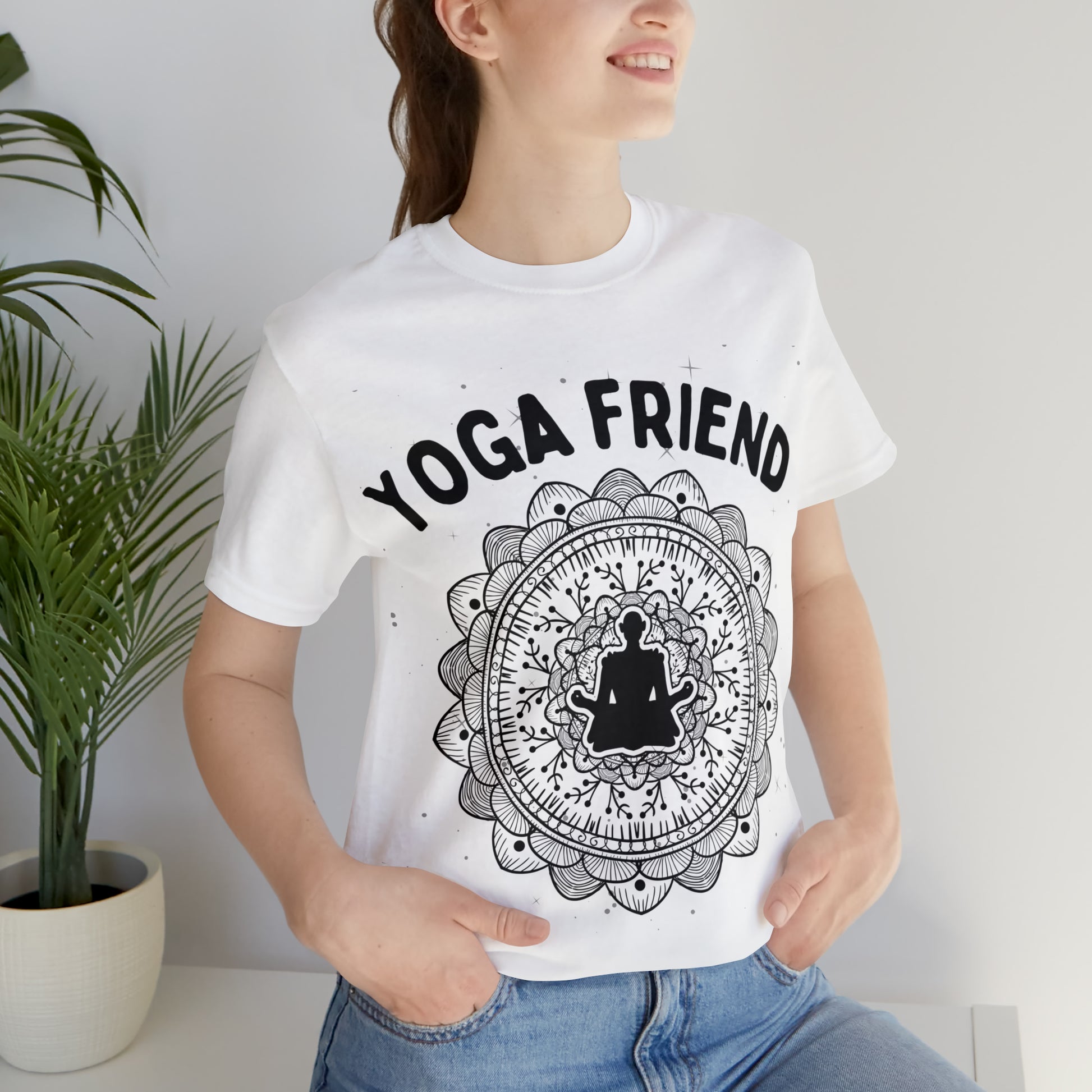 Yoga Friend T-Shirt - Arjuna Rigby Art and Lifestyle Store