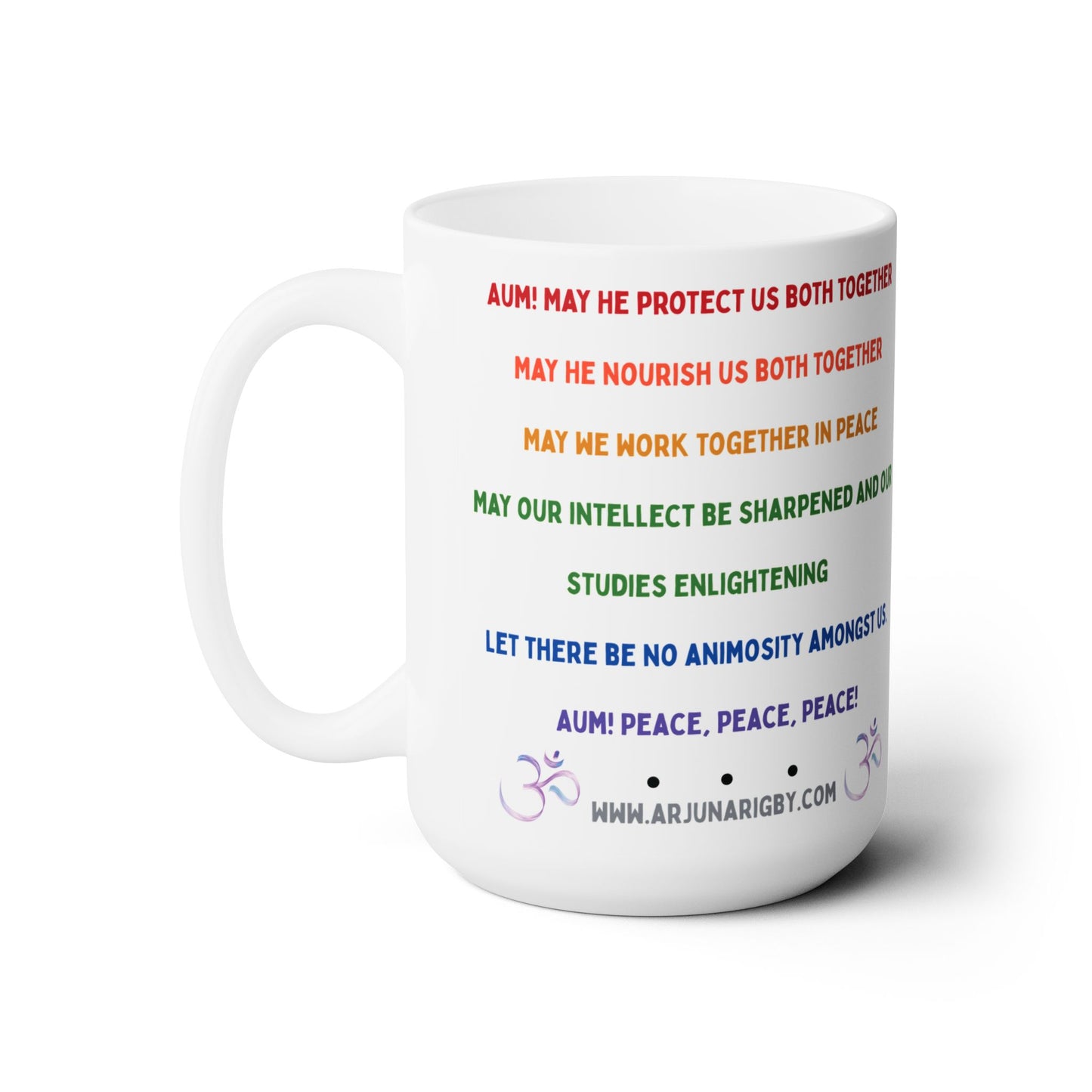 Shanti Prayer Mug