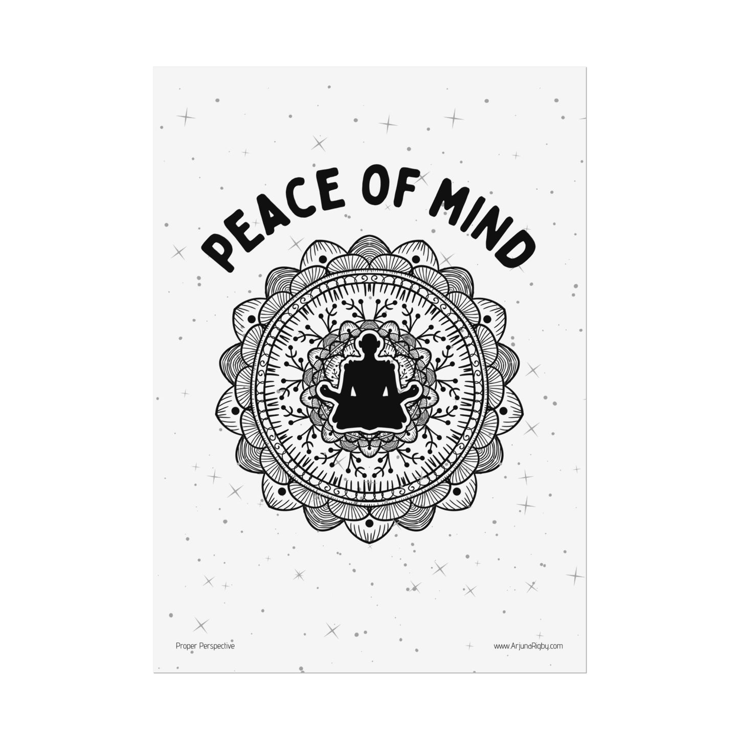 Peace of Mind Fine Art Print white background