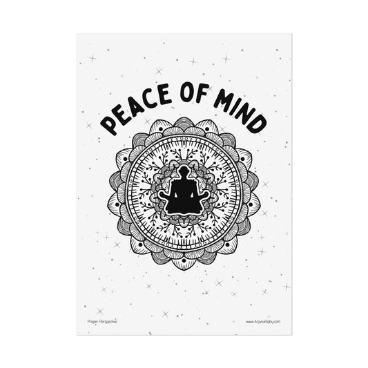 Peace of Mind Fine Art Print white background - Arjuna Rigby Art and Lifestyle Store