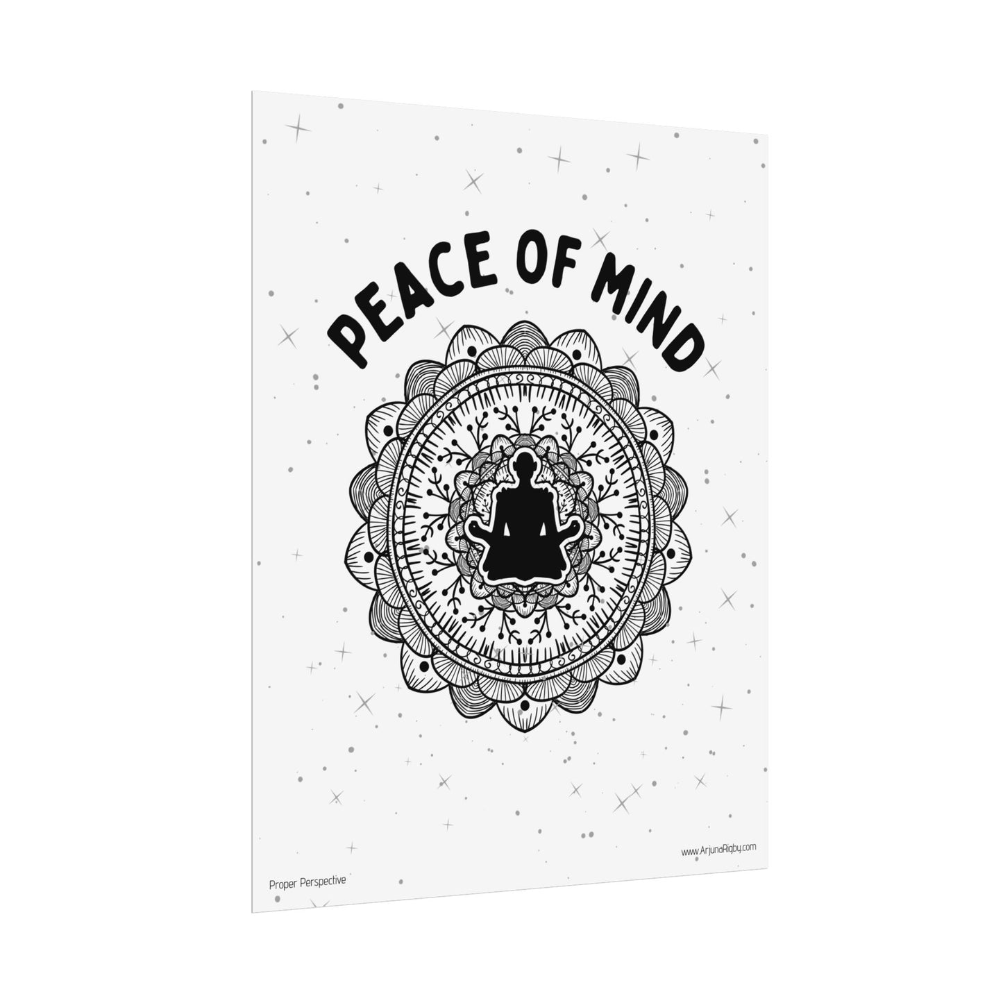 Peace of Mind Fine Art Print white background