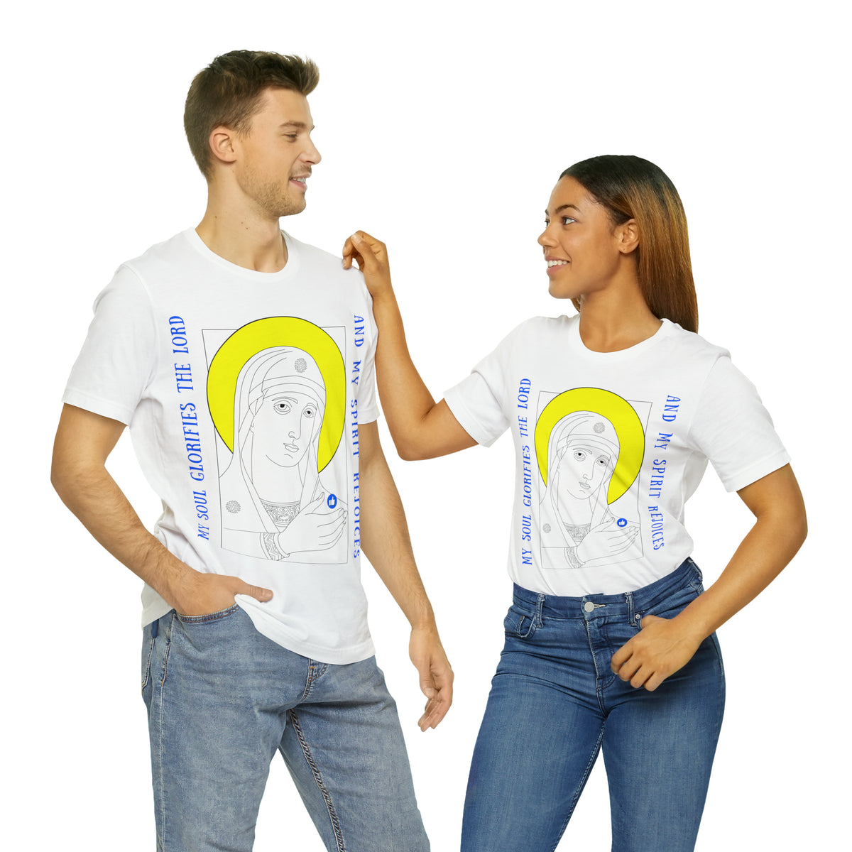 My Soul Glorifies the Lord & My Spirit Rejoices T-Shirt - Arjuna Rigby Art and Lifestyle Store