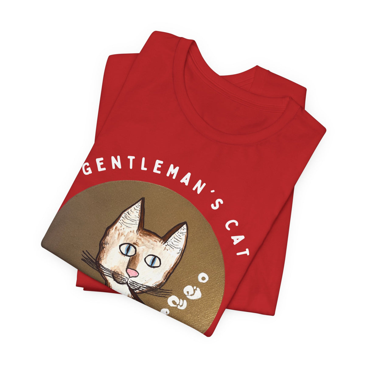 Gentleman's Cat T-Shirt - Arjuna Rigby Art and Lifestyle Store