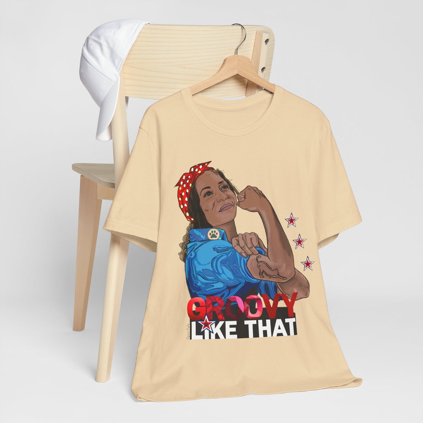 Arjuna Rigby Art & Lifestyle Groovy Like That Childless Cat Lady T-Shirt