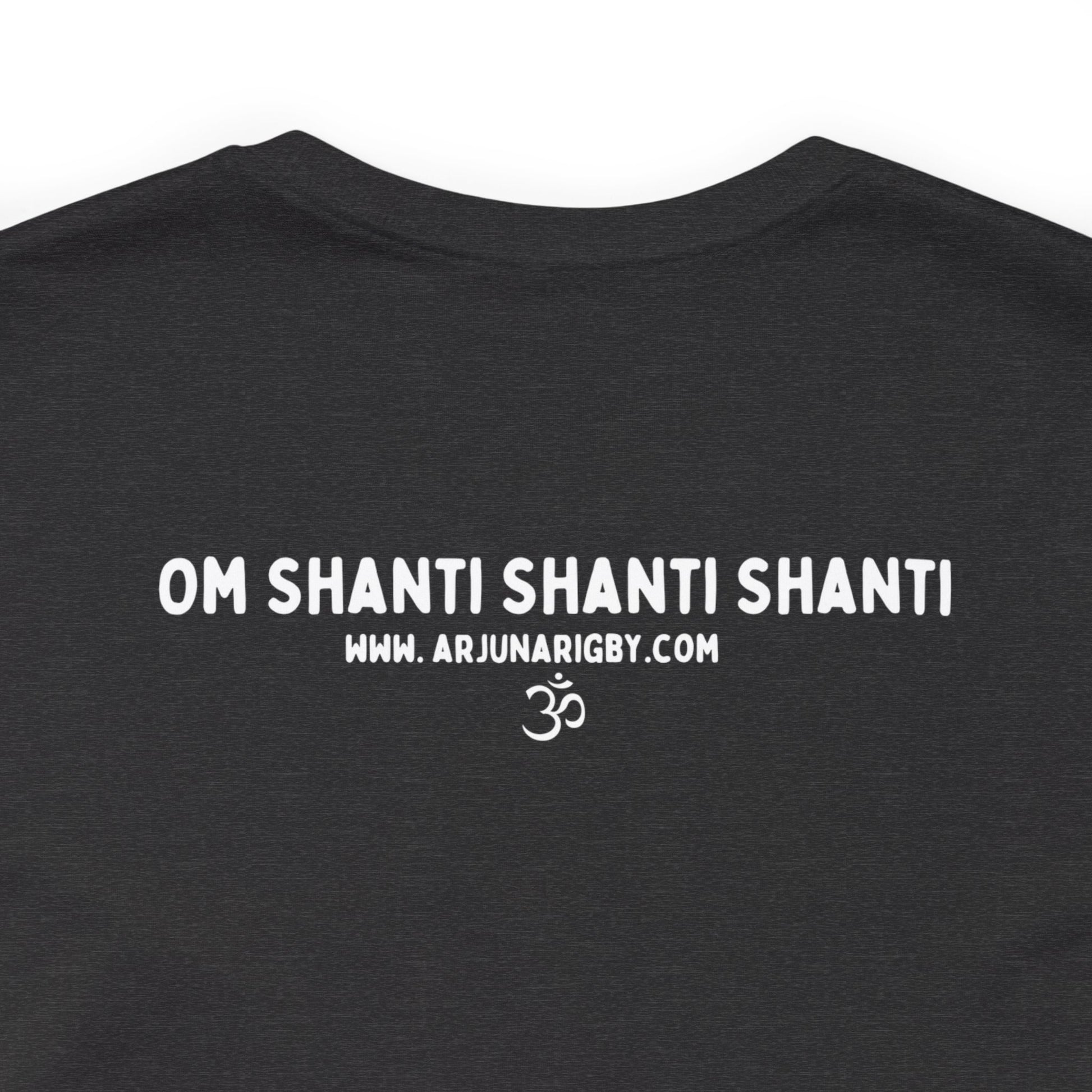 A Little Bit of OM Goes a Long Way T-Shirt - Arjuna Rigby Art and Lifestyle Store