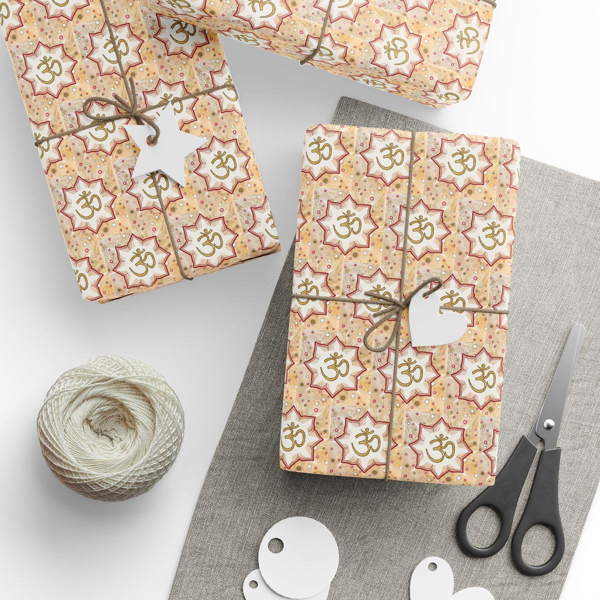 Sunburst Om Wrapping Paper