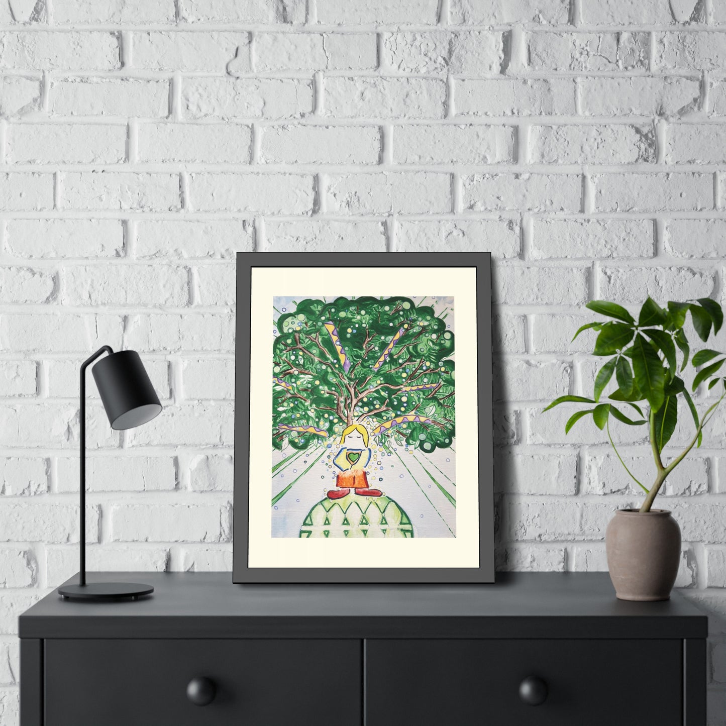 I Know the Trees Love Me Framed Fine Art Print