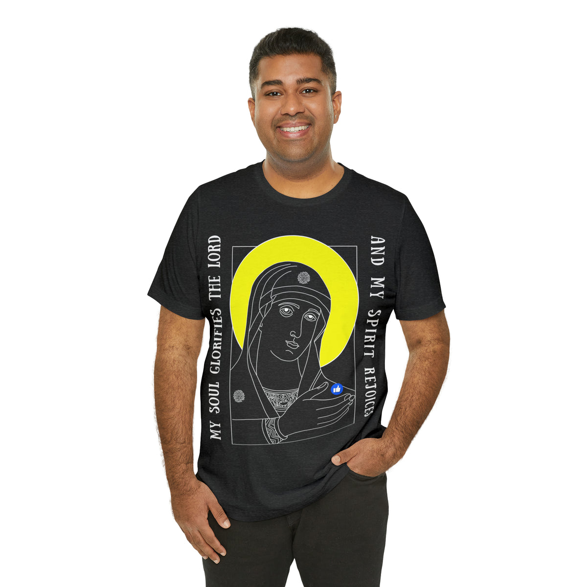 My Soul Glorifies the Lord & My Spirit Rejoices T-Shirt - Arjuna Rigby Art and Lifestyle Store