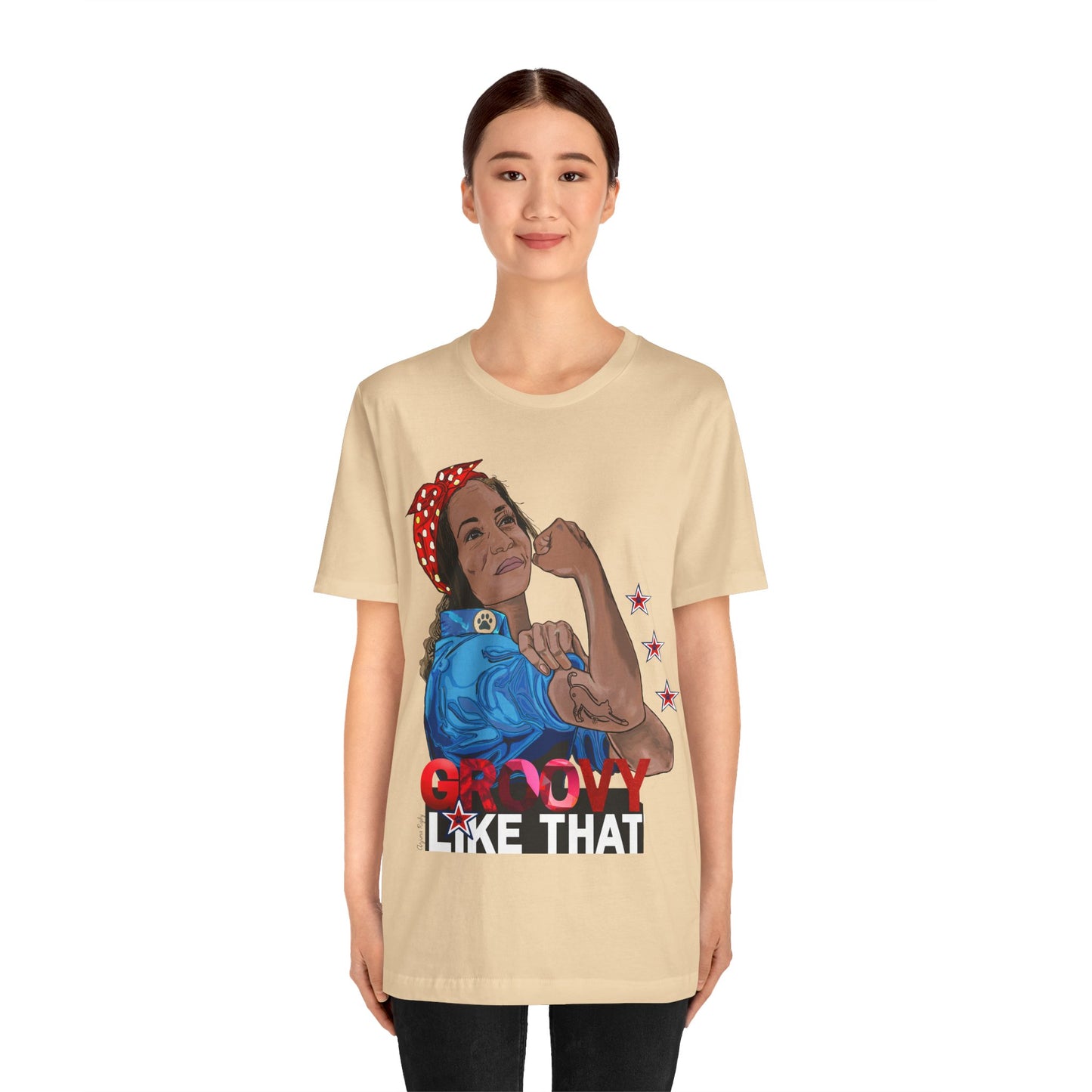 Arjuna Rigby Art & Lifestyle Groovy Like That Childless Cat Lady T-Shirt