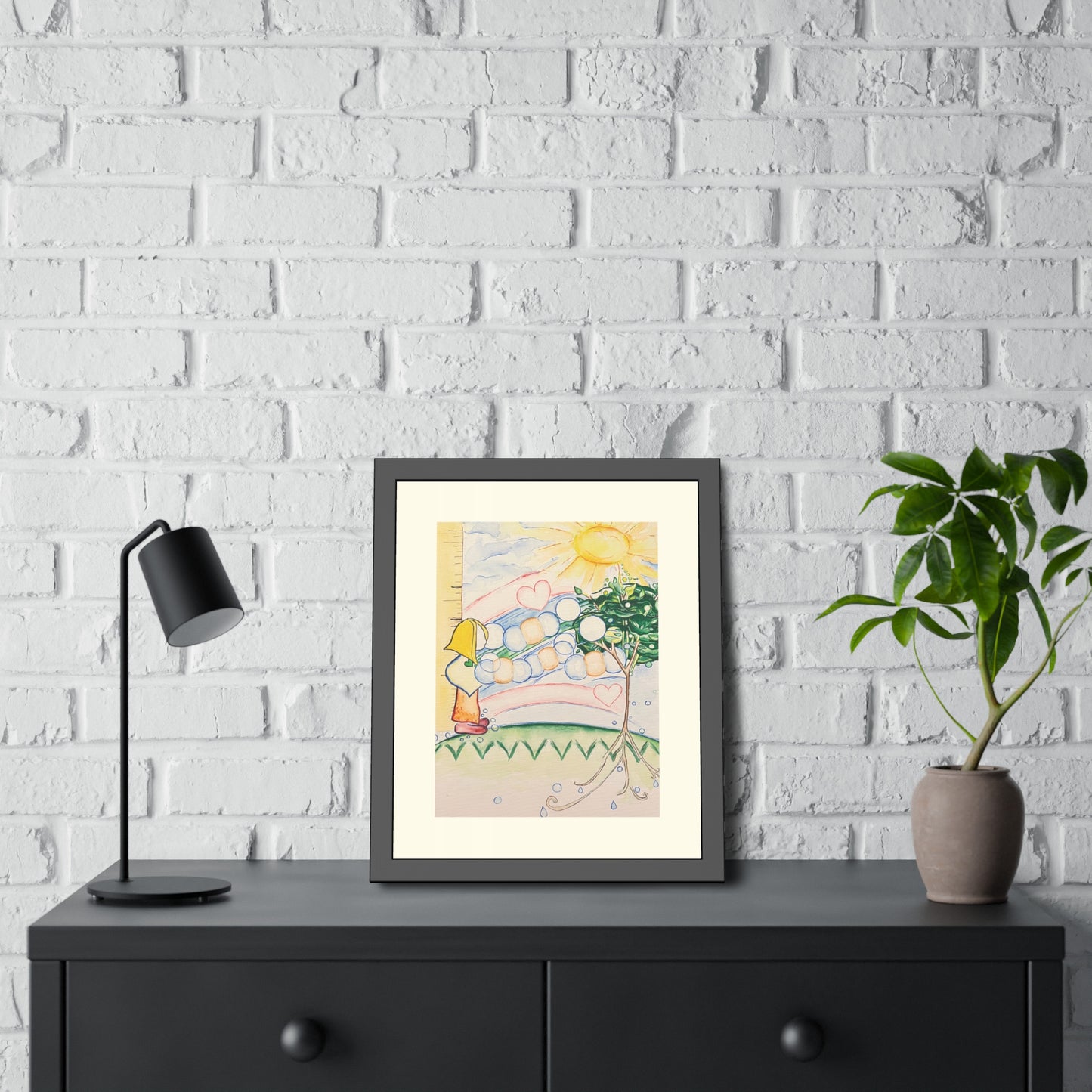 And Together We Grow Framed Fine Art Print