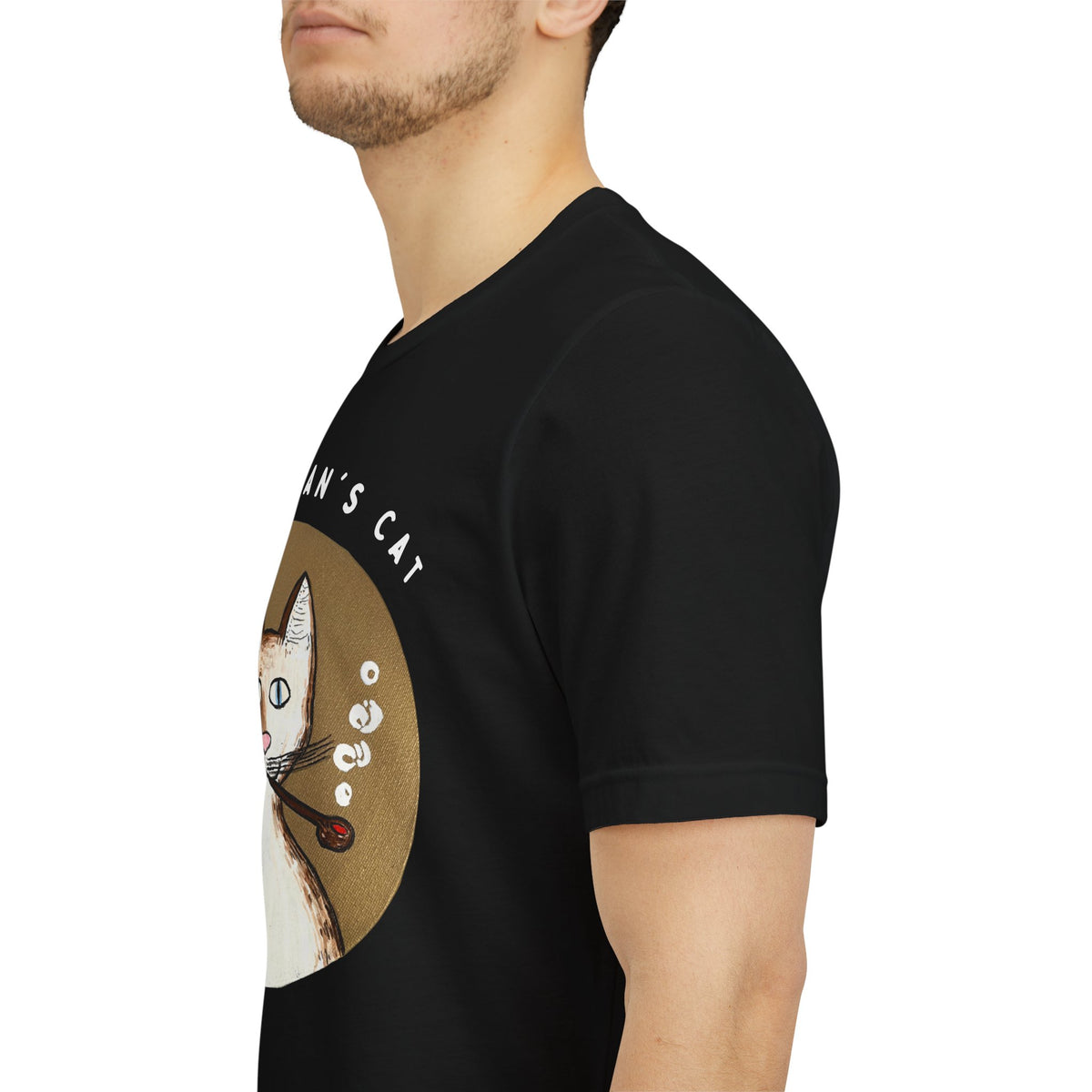 Gentleman's Cat T-Shirt - Arjuna Rigby Art and Lifestyle Store