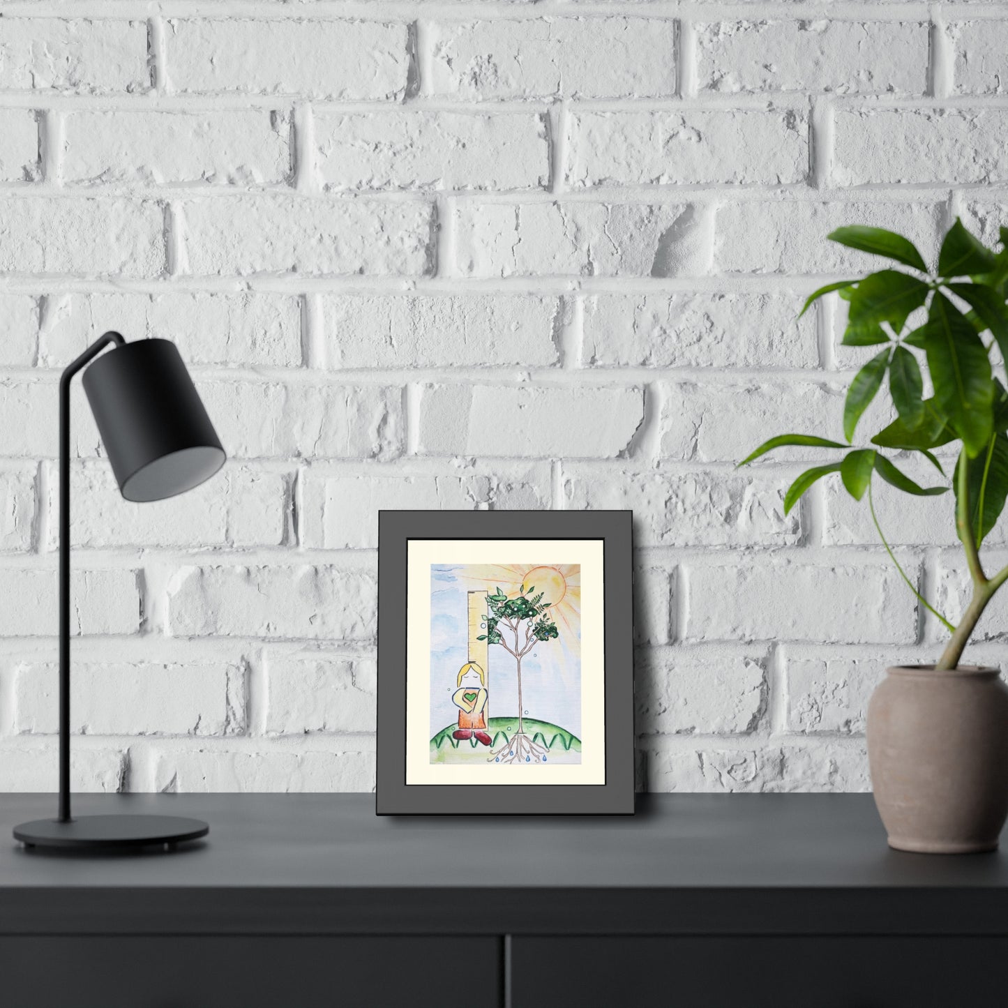 And Together We Grow II Framed Fine Art Print