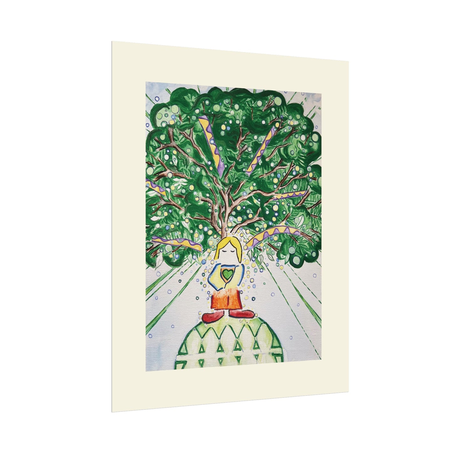 I Know the Trees Love Me Rolled Fine Art Print