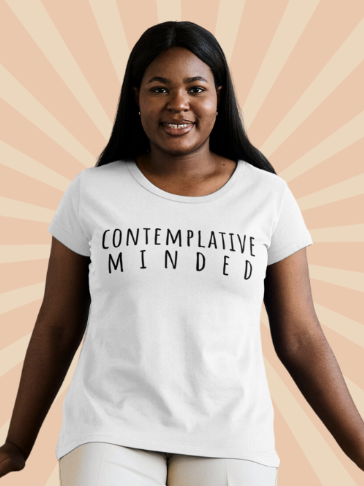 Contemplative Minded T-Shirt - Arjuna Rigby Art and Lifestyle Store