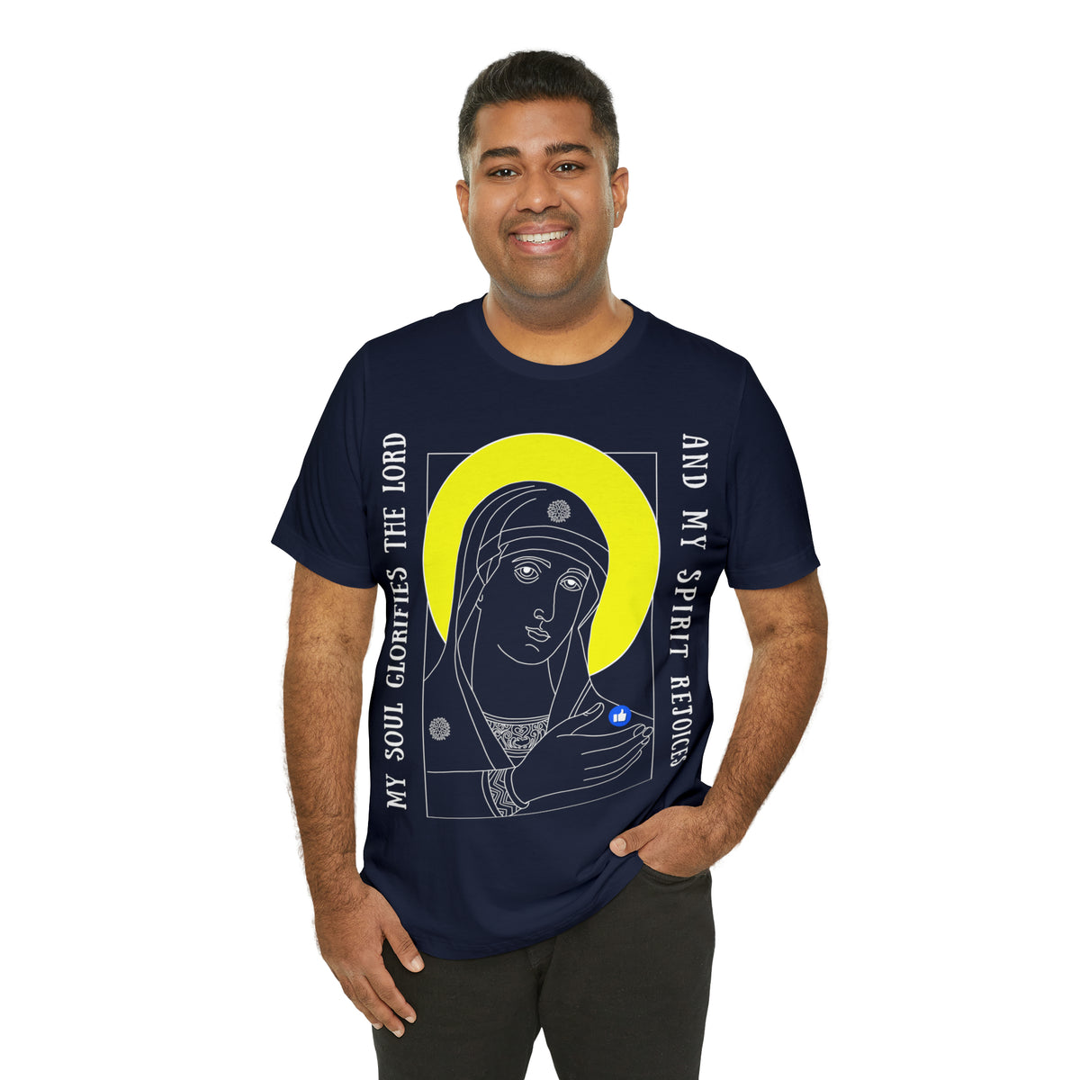 My Soul Glorifies the Lord & My Spirit Rejoices T-Shirt - Arjuna Rigby Art and Lifestyle Store
