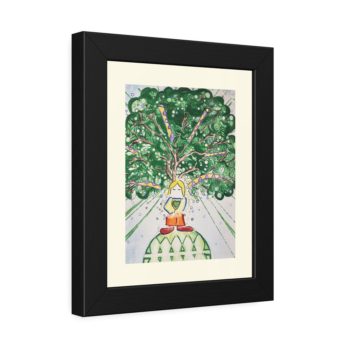 I Know the Trees Love Me Framed Fine Art Print