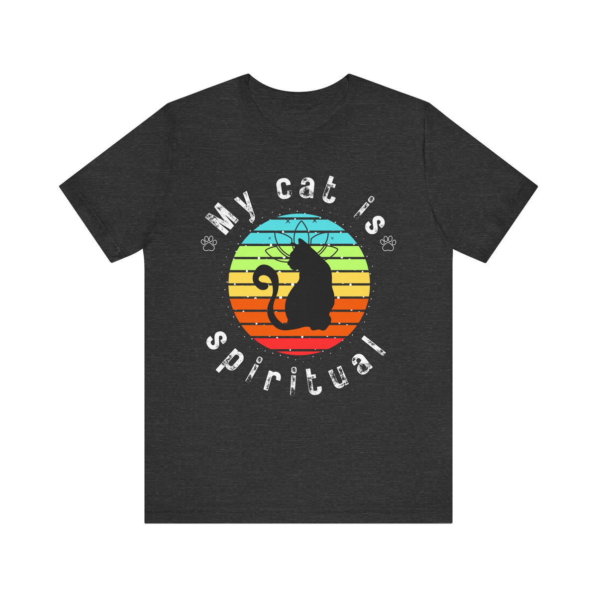 My Cat is Spiritual T-Shirt - Arjuna Rigby Art and Lifestyle Store