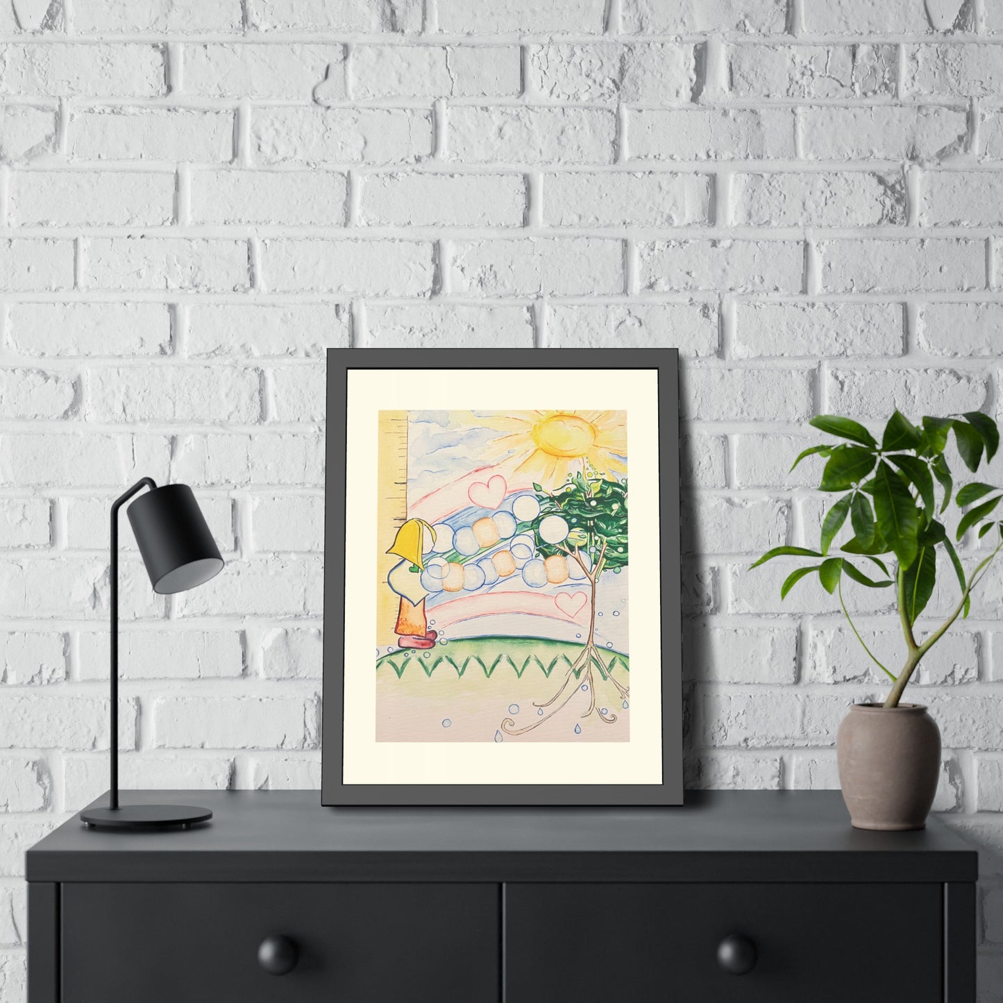 And Together We Grow Framed Fine Art Print
