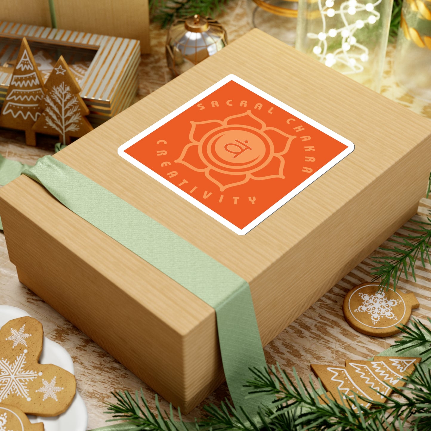 Sacral Chakra Sticker - Arjuna Rigby Art and Lifestyle Store