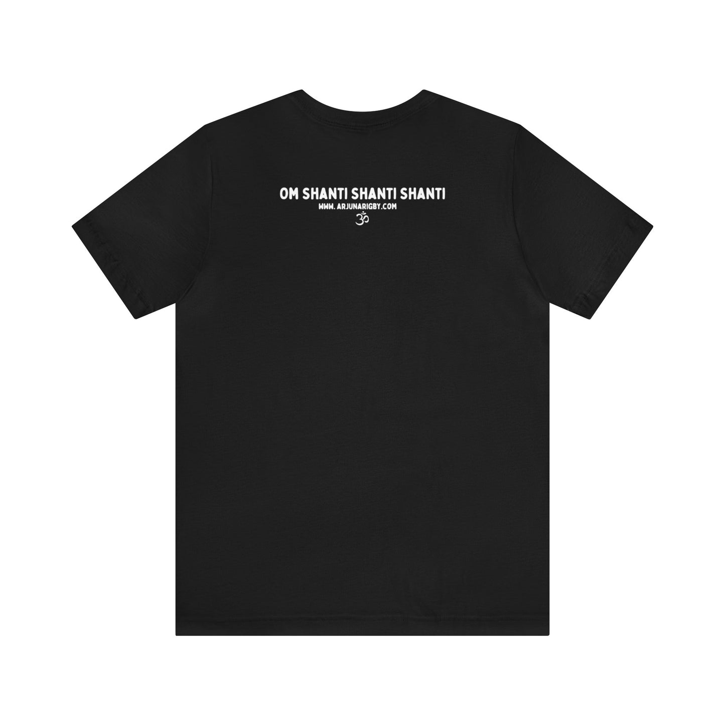 A Little Bit of OM Goes a Long Way T-Shirt - Arjuna Rigby Art and Lifestyle Store